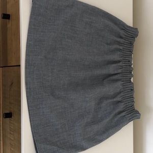 J Crew grey skirt
